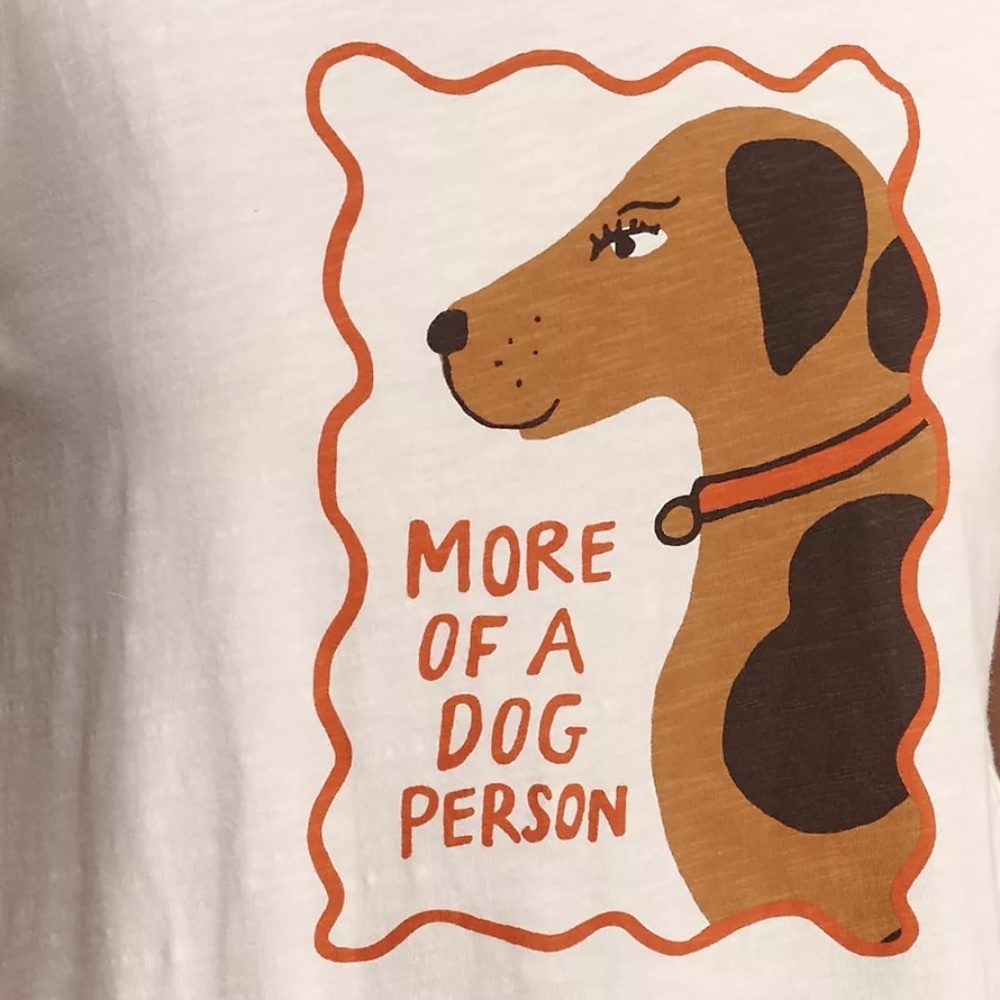 New ANTHROPOLOGIE MAEVE x TULASTRA STUDIO Boxy dog tee - Picture 7 of 9